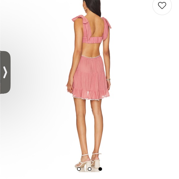 NWT Tularosa Elegant Pink Dress with Bow Details - Picture 3 of 3